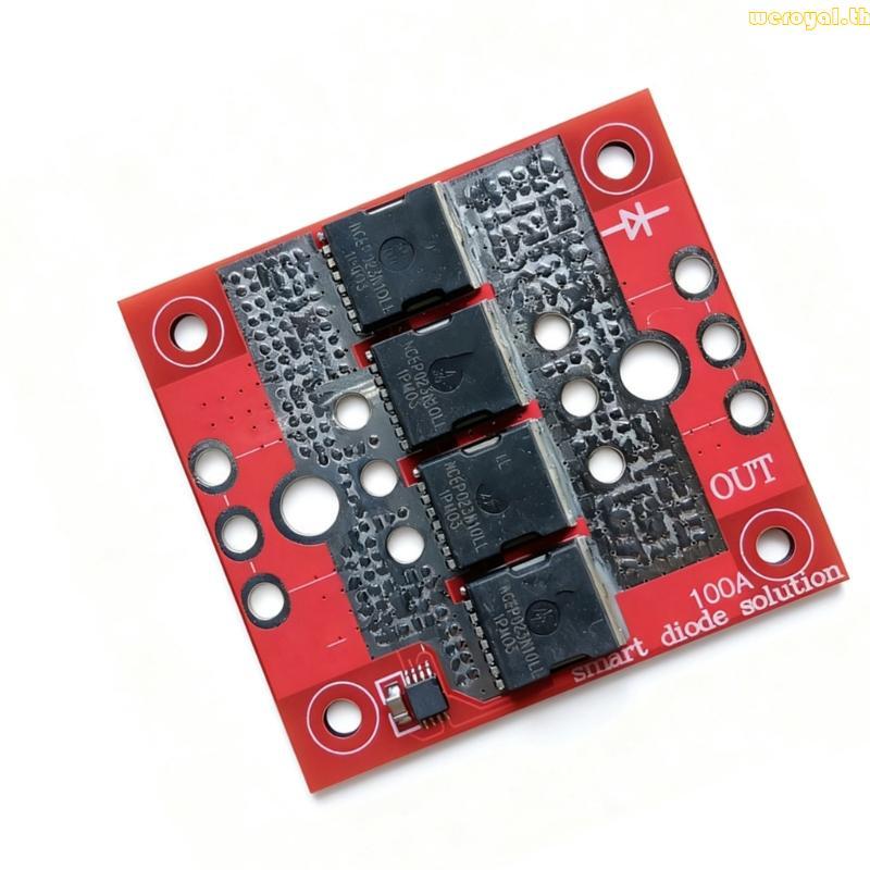 Weroyal Low Dropout 100A Current Ideal Diode Module Drop Diode Block การติดตั้ง