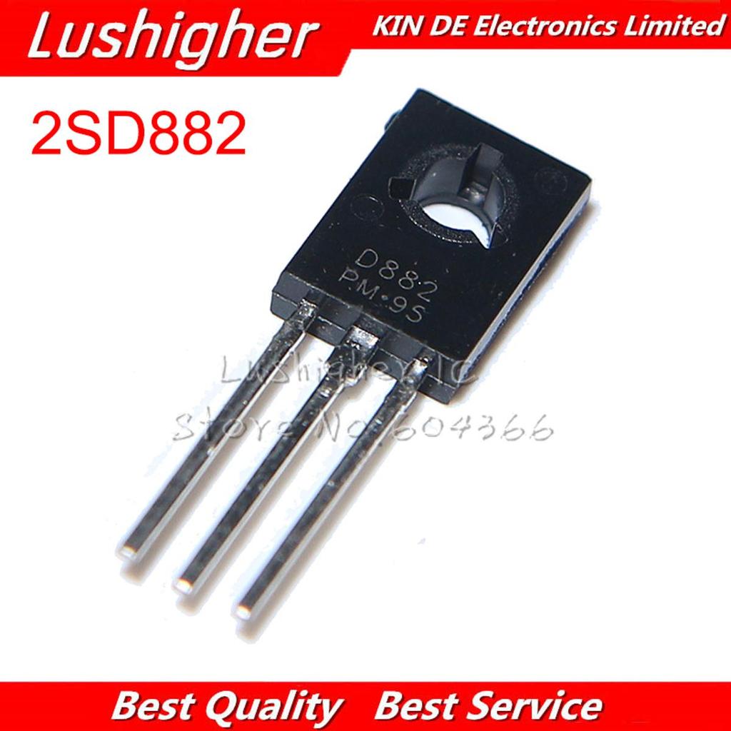 20 ชิ้น D882 TO-126 2SD882 TO126 NPN Power Triode ทรานซิสเตอร์