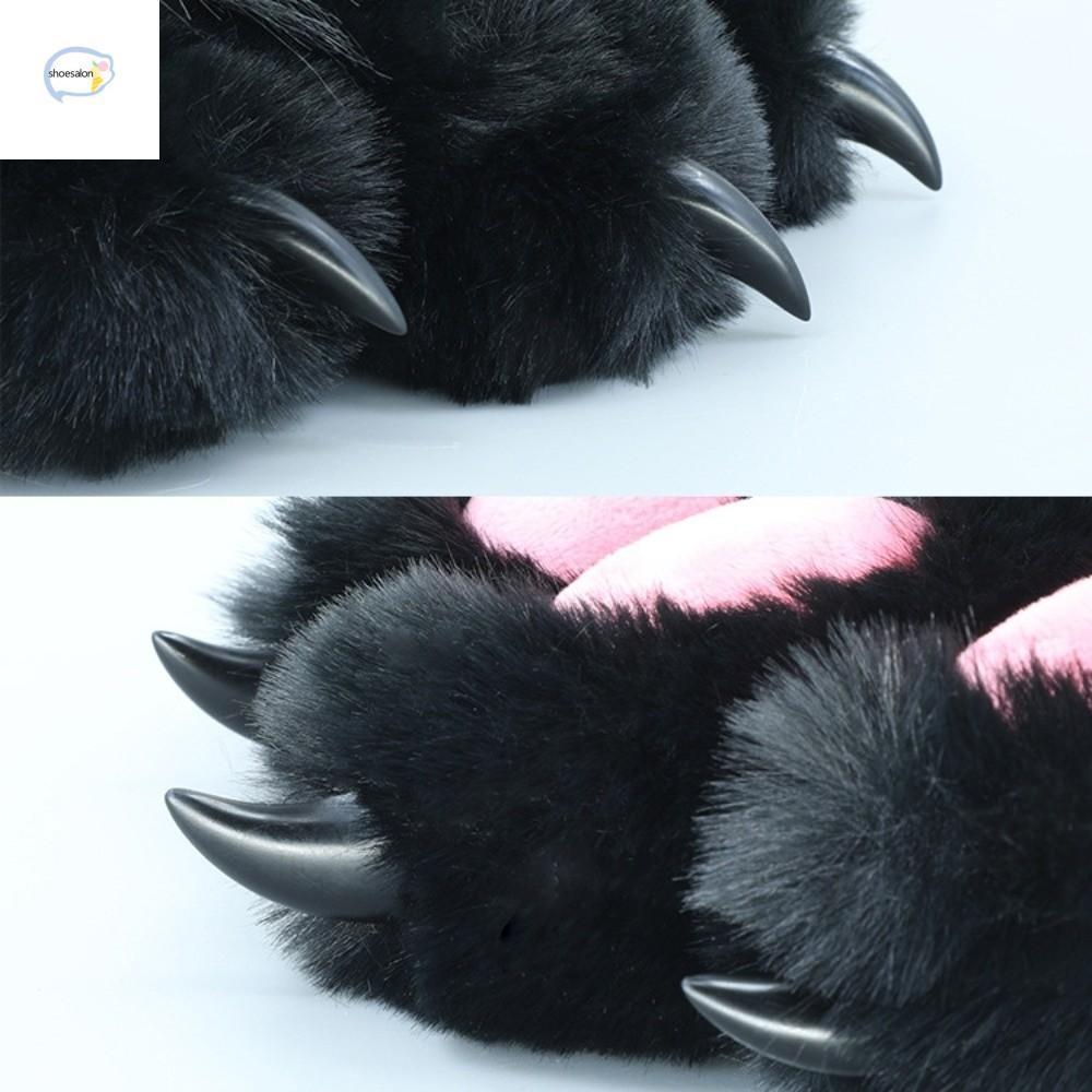 SHOESALON 8pcs สัตว์ Fursuit Claws อุปกรณ์เสริม,อีพ็อกซี่ชี้/Obtuse Furry Claws เล็บ,น่ารัก Cos Porp