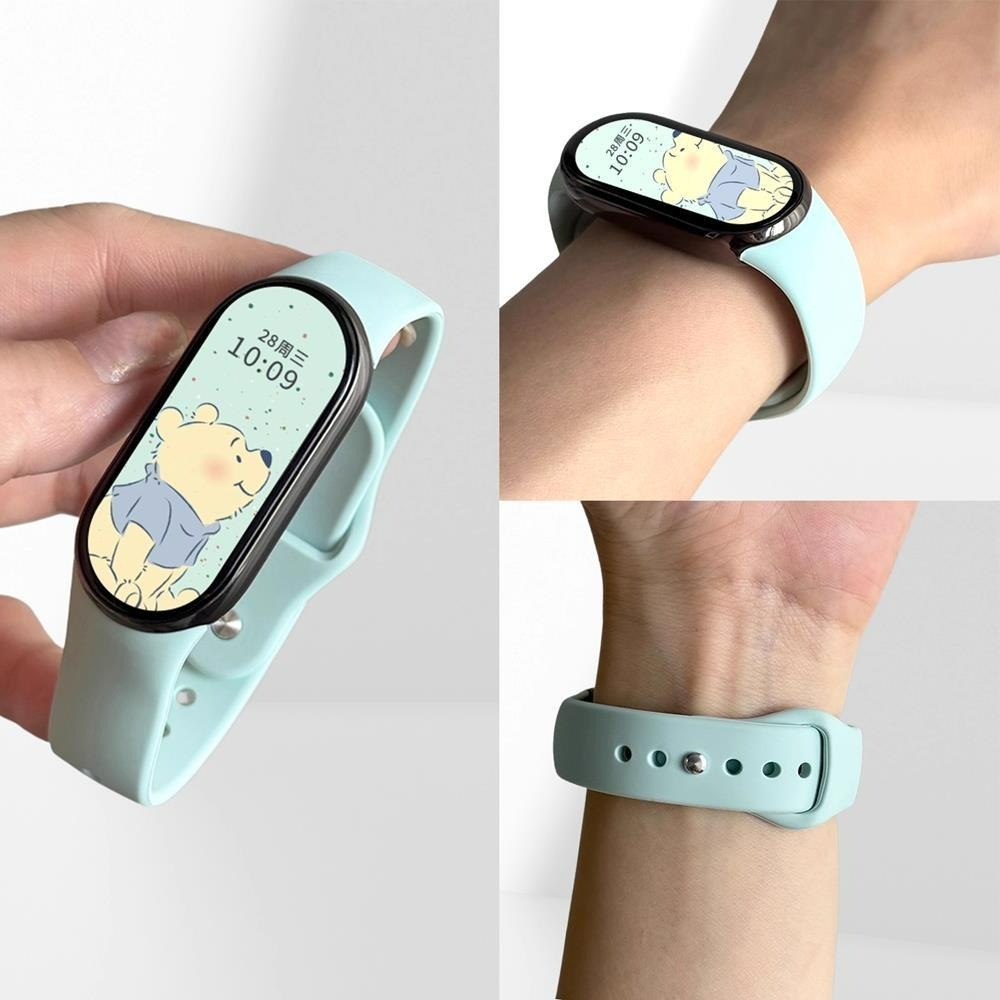 สายรัดซิลิโคนสําหรับ Xiaomi Mi Band 11 10 9 8 NFC สร้อยข้อมือสายรัดข้อมือ formi band 8 9 10 11 อุปกรณ์เสริม