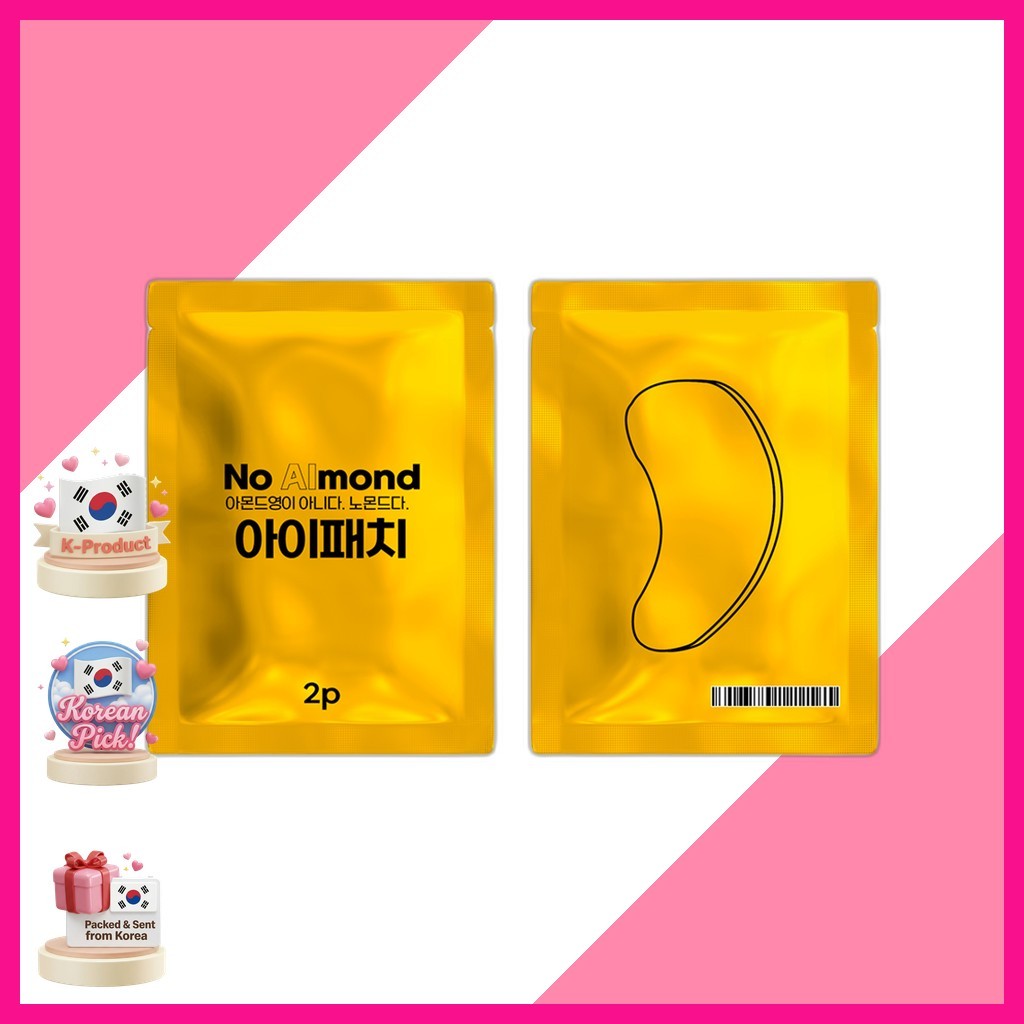 [almondyoung] No Almond Hydrogel Collagen Eye Patch, 100 ชิ้น, 1 ชิ้น / Korean Eye Patch / Collagen 
