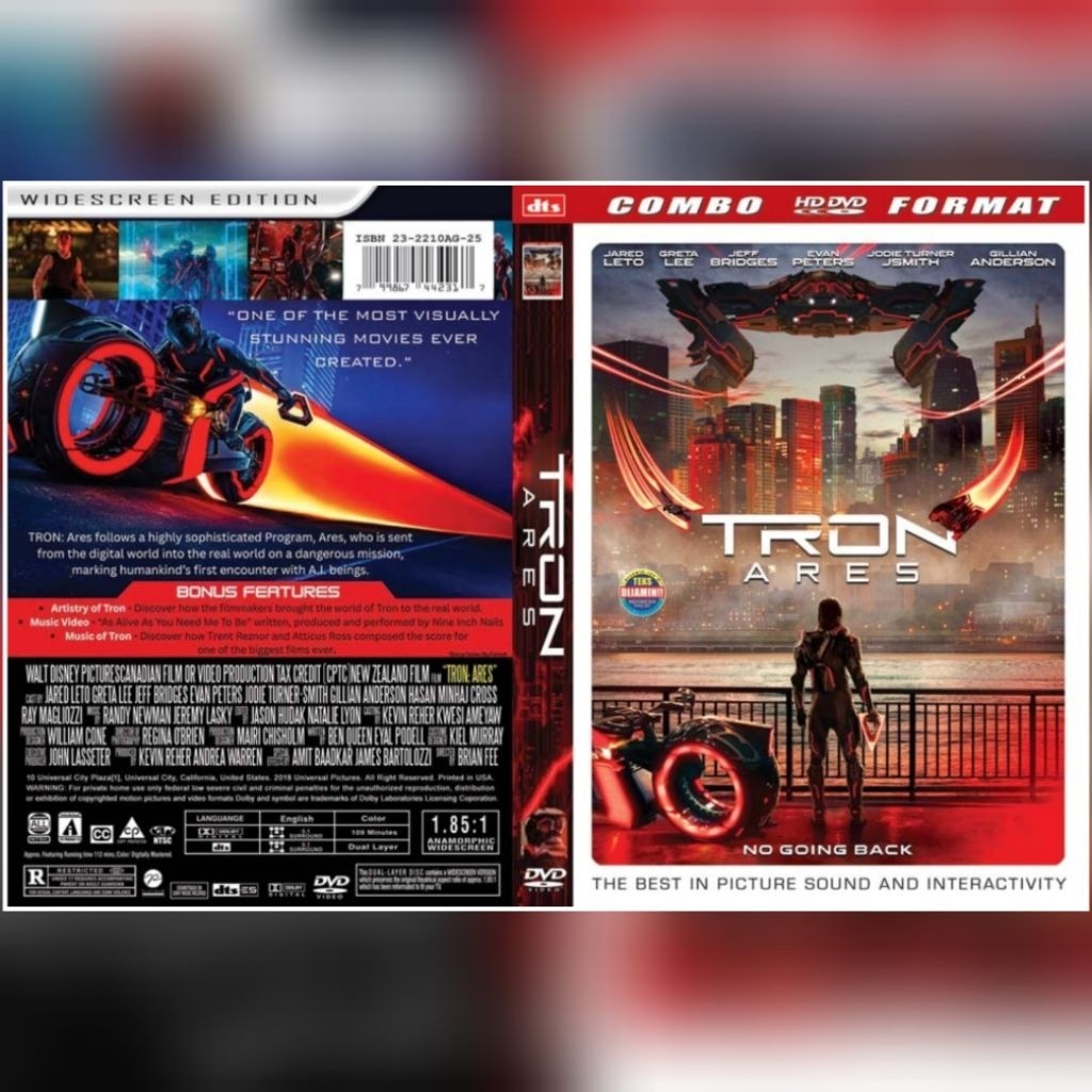 TRON ARES Action Film Cassette - 2025 - HD