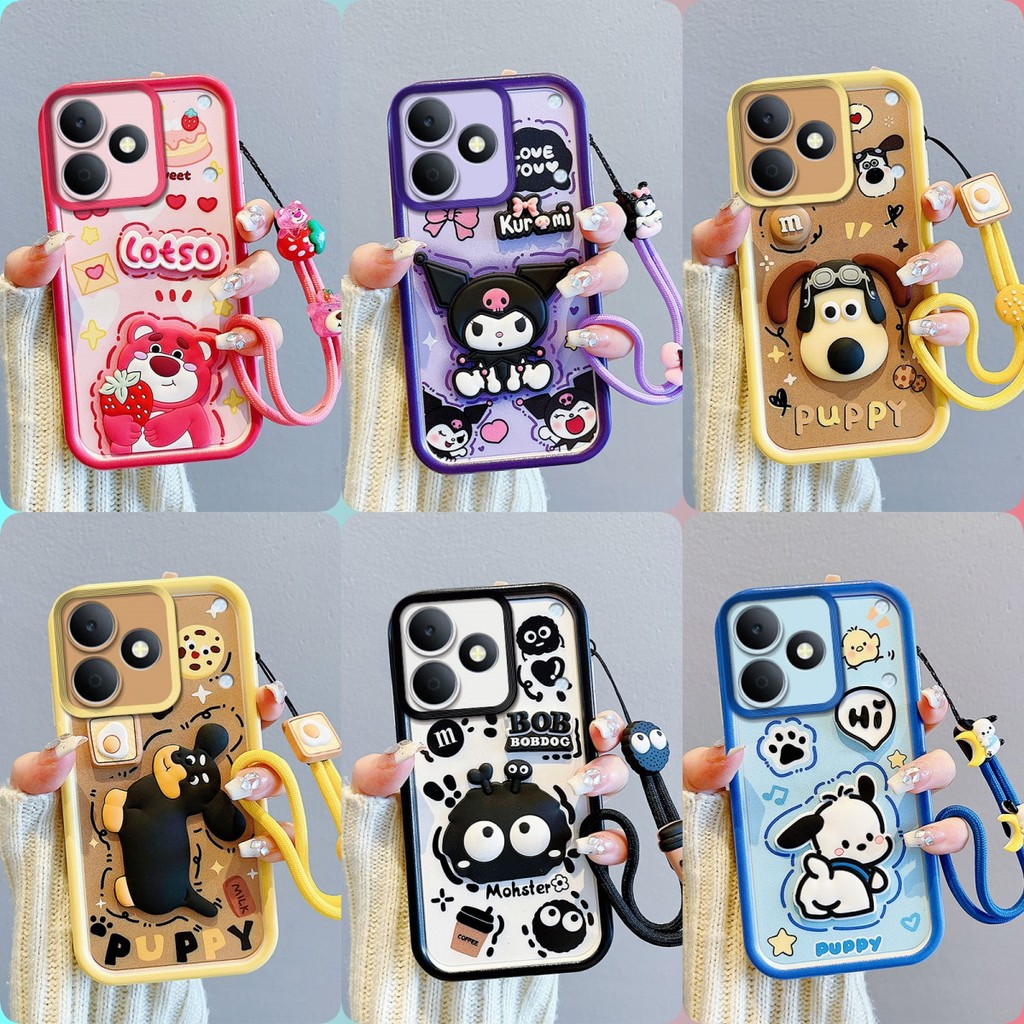 เคส Realme Note 80 เคสโทรศัพท์ตุ๊กตาสติ๊กเกอร์น่ารัก