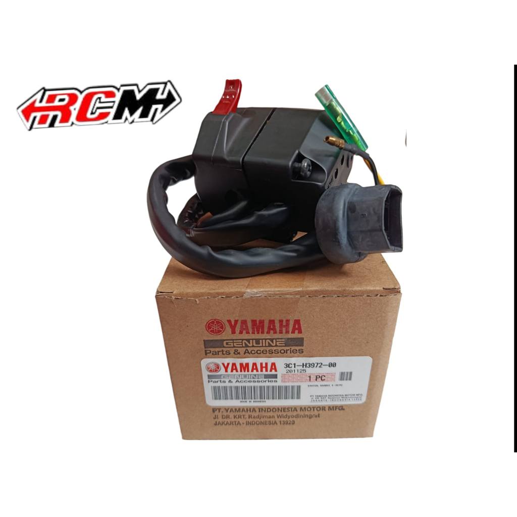 3C1-H3972-00 SWITCH HOLDER LEFT TURN SIGNAL SWITCH VISION ORIGINAL YAMAHA YGP ของแท้