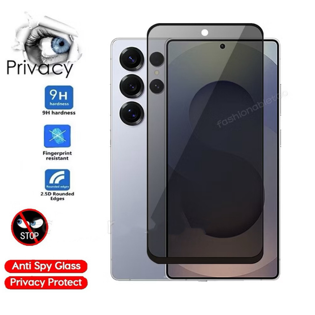 ฟิล์มกันแอบมอง For Samsung S25Ultra/S25FE/S24Ultra/S25/S25Plus/S24Plus/S24 ฟิล์มกันเสือก ฟิล์มเต็มจอ