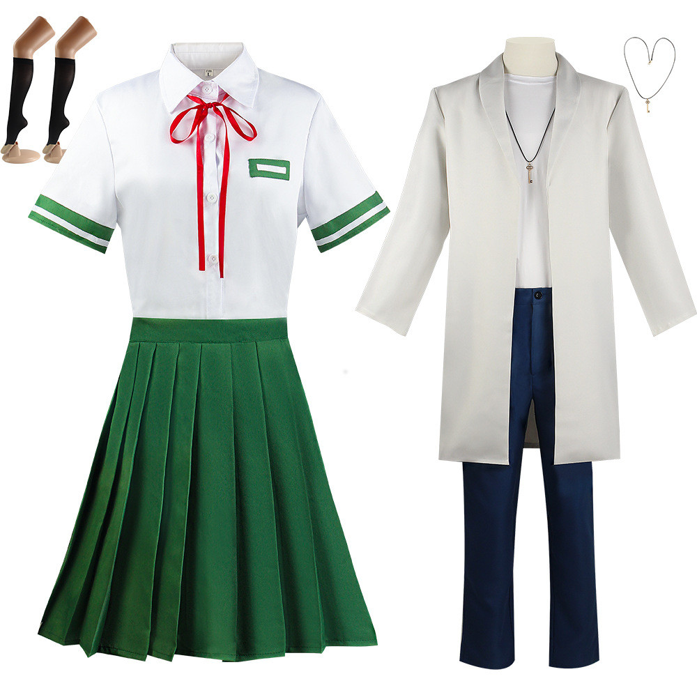 คอสเพลย์เสื้อผ้า Makoto Shinkaido และ Suzuya แบบญี่ปุ่น พร้อมส่ง