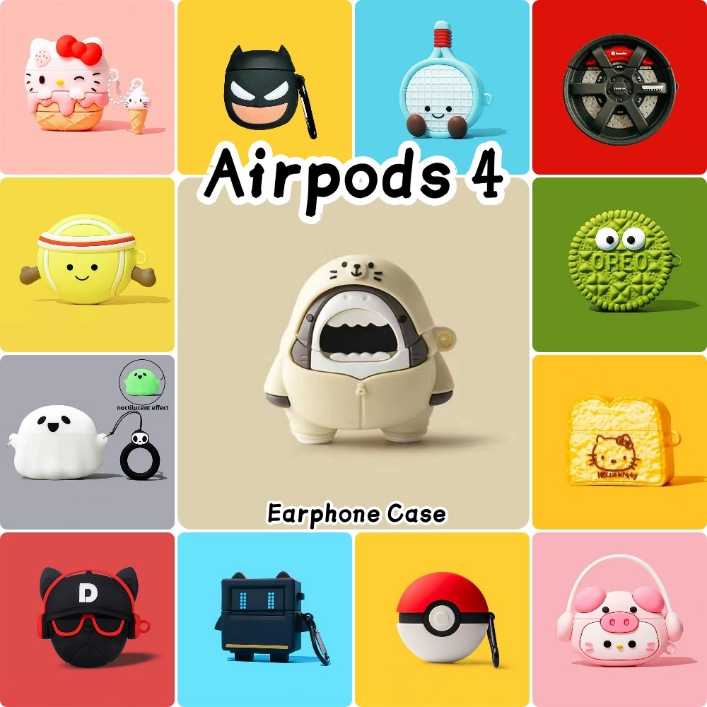 imamuraFor Airpods 4 Case Soft Silicone Headphone Case Casing Cover Cute Cartoon NO.5