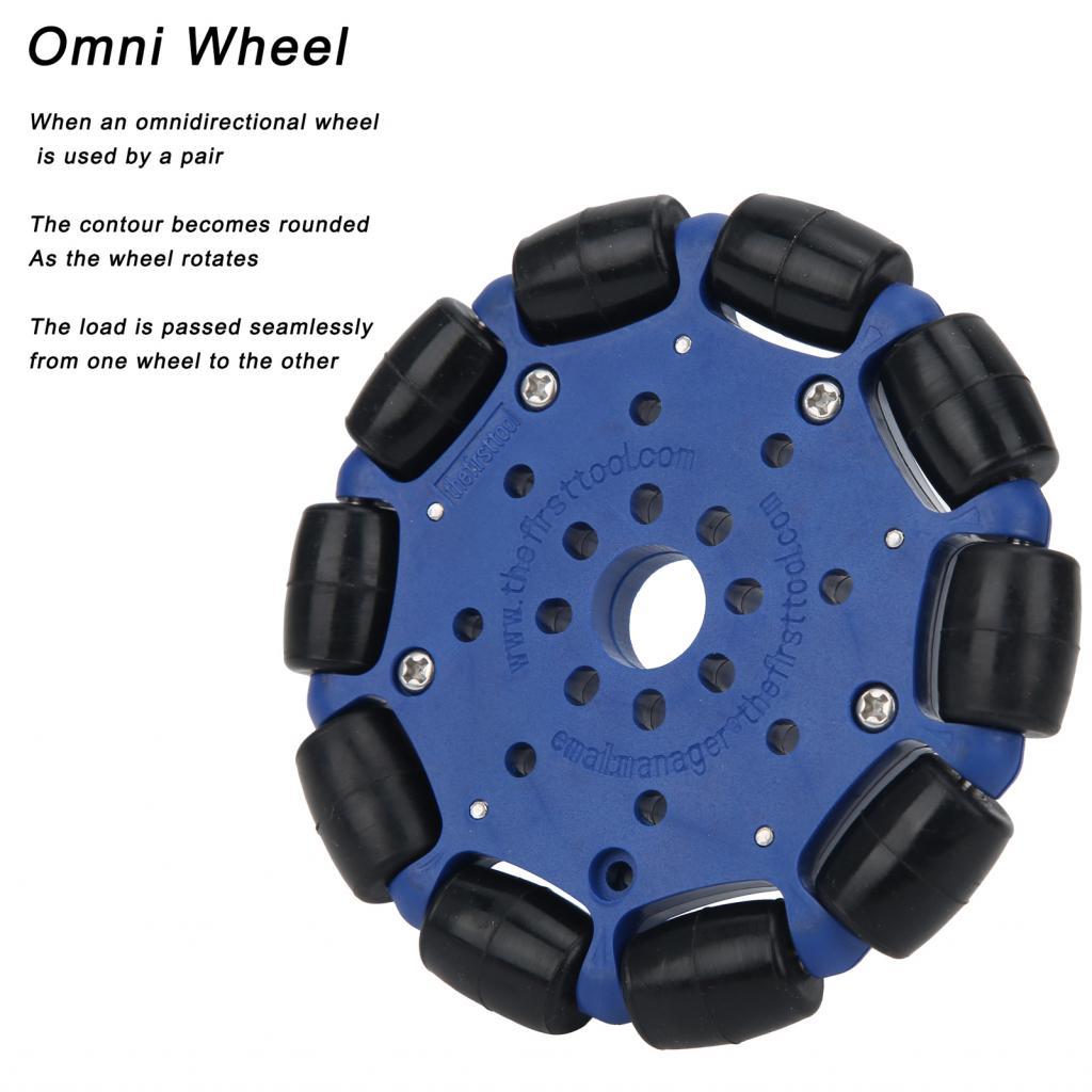 Ufriend Rubber Omni Wheel Omni?ทิศทางสําหรับแพลตฟอร์ม DIY รถยนต์หุ่นยนต์ชุดอื่นๆ
