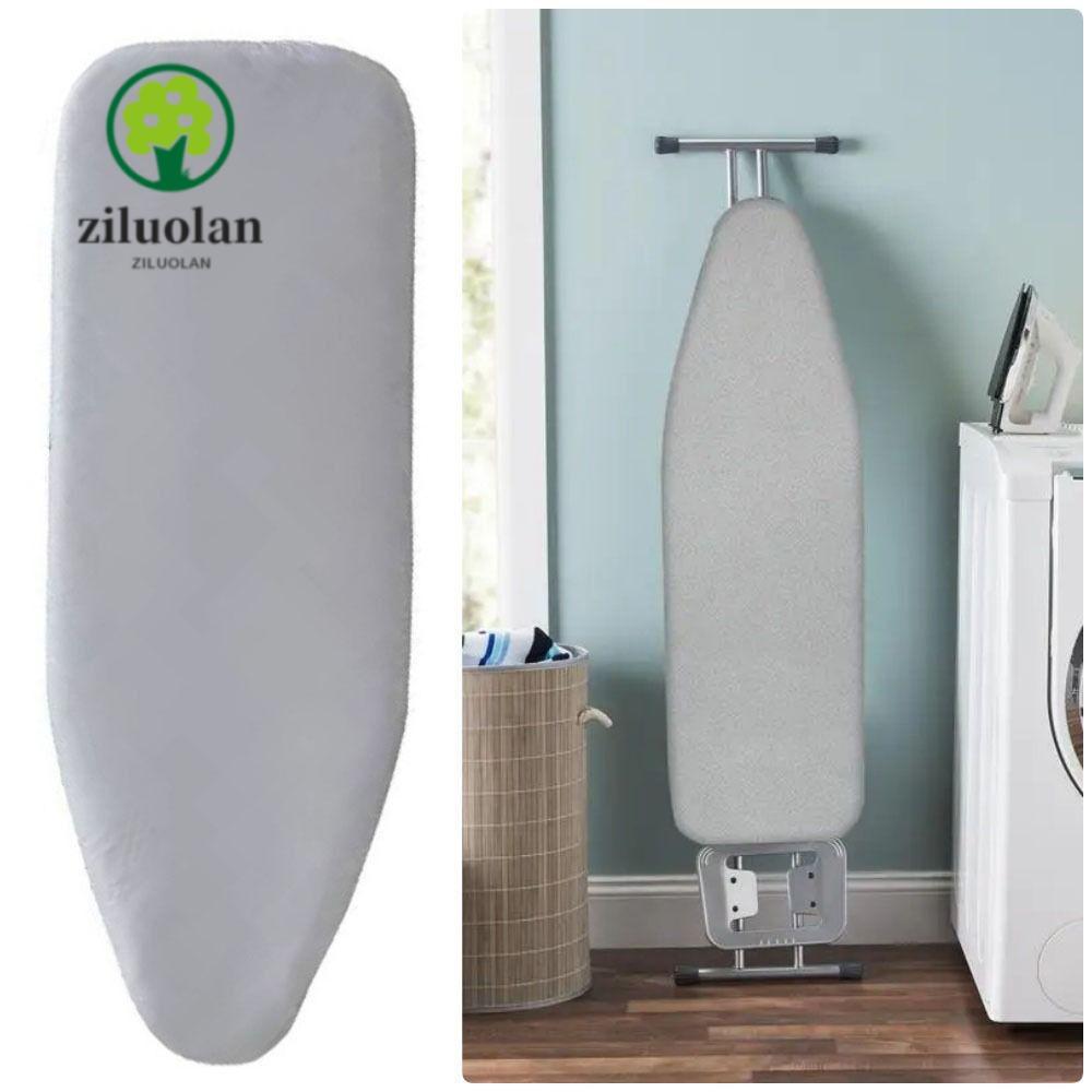 Ziluolan แผ่นรองรีดผ้าฝ้าย แบบหนา ขอบยืดหยุ่น กันคราบ ทนทาน สําหรับโต๊ะรีดผ้า 1 ชิ้น