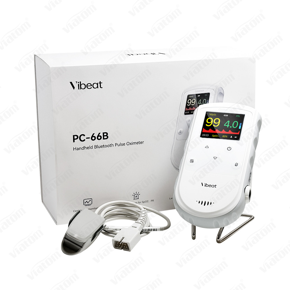 Vibeat PC66B ฟรี App Pulse Oximeter Spo2 Probe ออกซิเจนในเลือด Probe ทารกแรกเกิด PULSE Oximeters