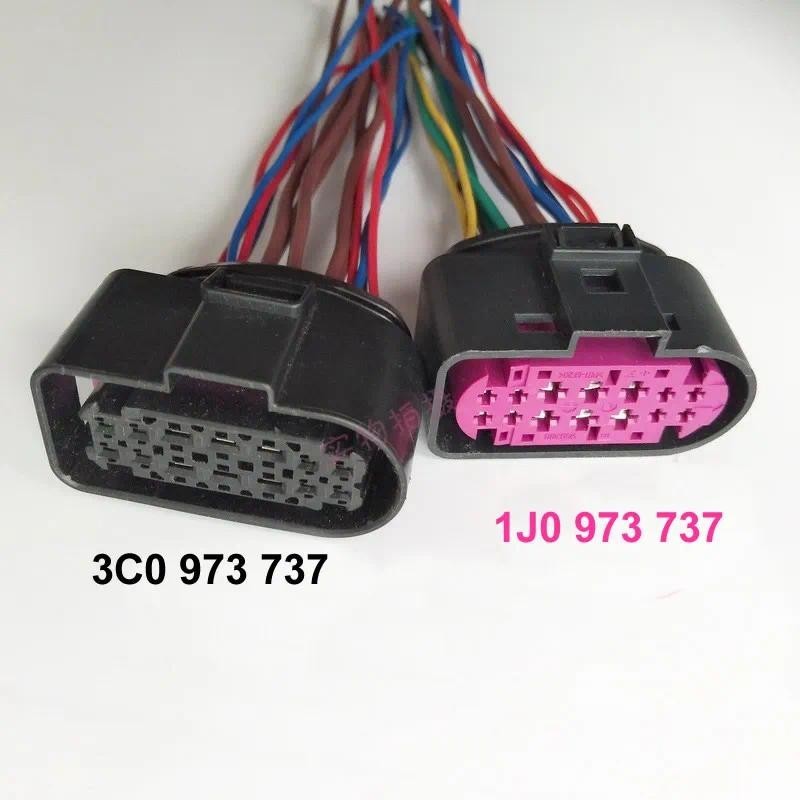 สําหรับ Volkswagen Magotan CC Golf Tiguan Audi A6L A4L Q5 ปลั๊กไฟหน้า 3C0 973 737 1J0 973 737