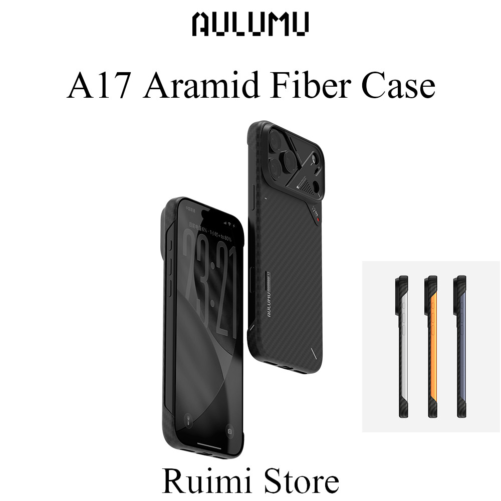 AULUMU A17 Aramid Fiber Case เคสแม่เหล็กกันกระแทกบางเฉียบสําหรับ ip17 Air / ip17 Pro /17Pro Max