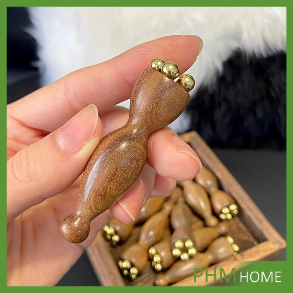 PHM ลูกกลิ้งนวดตา นวดขมับ สะดวกพกพาง่าย ผ่อนคลายศีรษะ Facial care tool