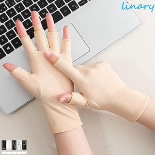 ถุงมือคาลินารี่ HV แบบครึ่งนิ้วสำหรับผู้หญิง ทำจากผ้าไหมน้ำแ…