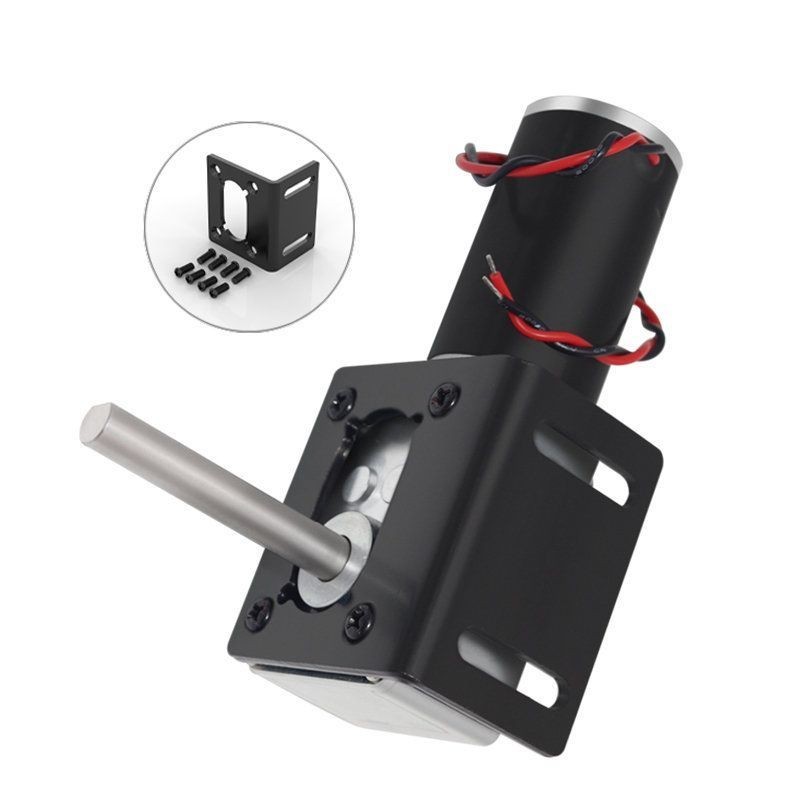 51MM มอเตอร์เพลายาว 5840-31ZY มอเตอร์เกียร์หนอน DC มอเตอร์ DC แบบล็อคตัวเองที่แข็งแรง