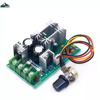 ตัวควบคุมความเร็วมอเตอร์ PWM DC 10-60V สวิตช์ควบคุมความเร็วมอเตอร์20A