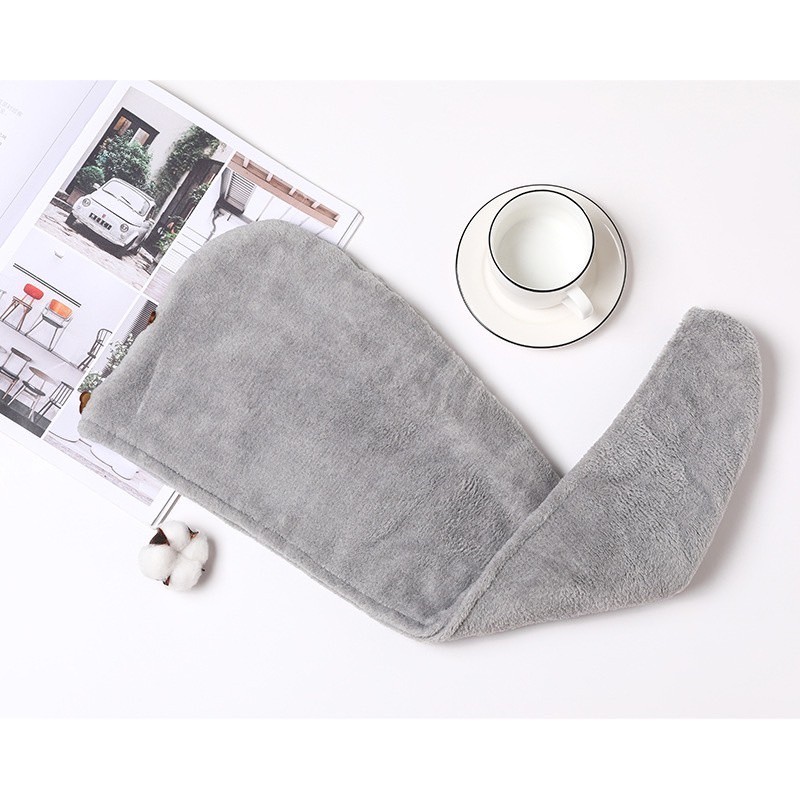 พร้อมส่ง ผ้าคลุมผม แห้งเร็ว ผ้าคลุมผม ไมโครไฟเบอร์ ดูดซับผมแห้ง ใช้ได้ทั้งเด็กและผู้ใหญ่ - รูปที่ 5