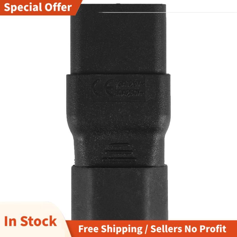 PDU UPS Power IEC ชาย C14 ถึงหญิง C19 อะแดปเตอร์ IEC C19 ถึง C14 Connector