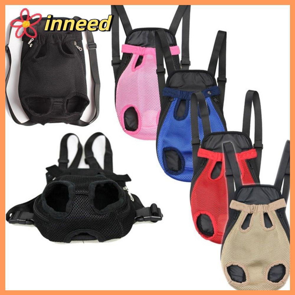INNEED Pet Carrier Backpack, Adjustable Puppies Dog Backpack Carrier, Dog Front Carrier Portable Bre