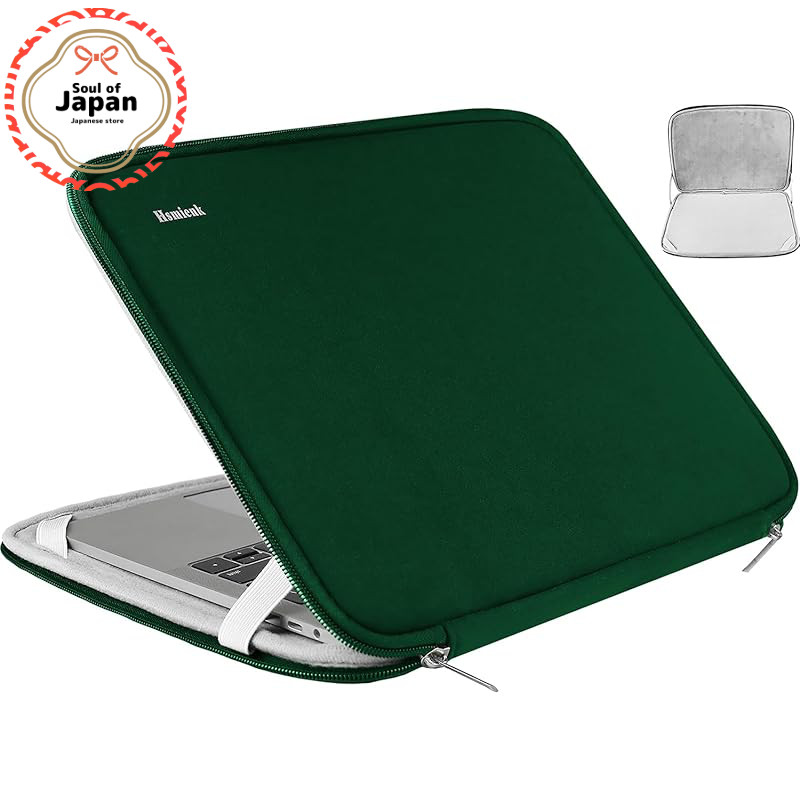 Laptop Sleeve 15.6-Inch Shockproof Briefcase for HP ASUS Lenovo Acer Black【Direct from Japan】