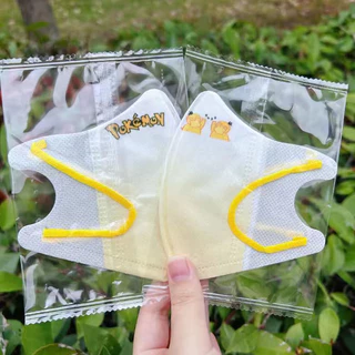 50 ชิ้น หน้ากากเด็ก 3D Winnie การ์ตูน Pikachu Pok é Mon Duck MASK (ปิดผนึกเดี่ยว) 3-12 Age Children Mask 3 ชั้น Disposable Protection 3D Duck Face Mask