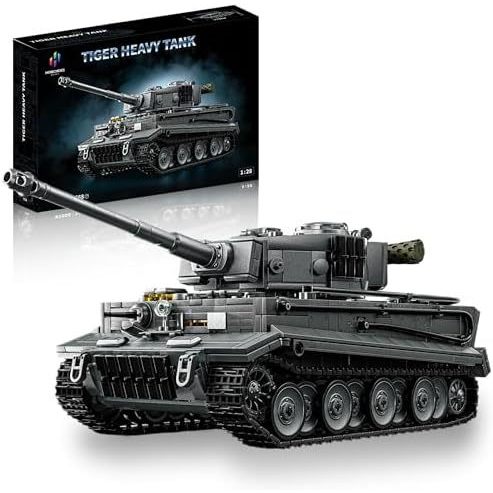 Honchoes Panzer IV Tanks Building Set WW2 No.4 Military Vehicles ใช้งานร่วมกับ Lego Tank F2 Army Mod