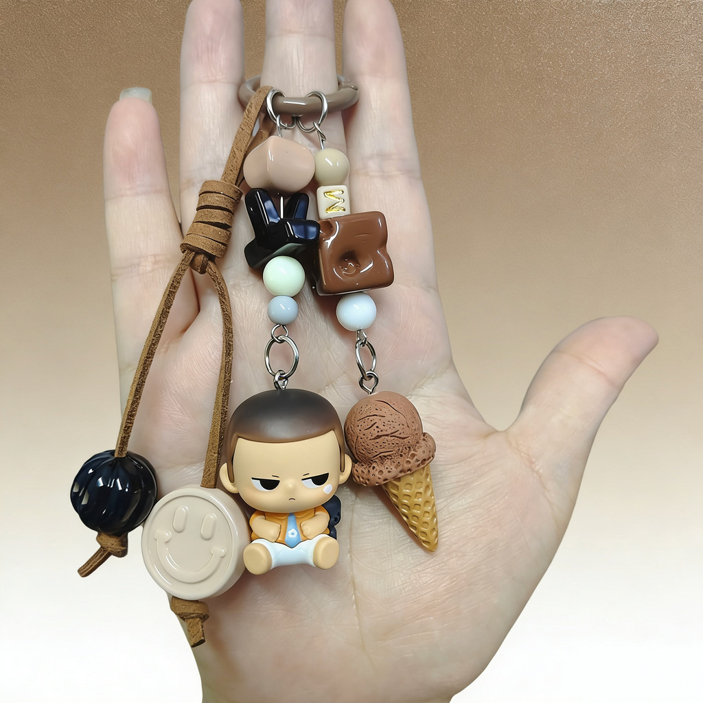 POPBEAN MOLLY Nyota CRYBABY kubo pop bean พวงกุญแจ จี้น่ารักและน่ารักเป็นของขวัญสําหรับเด็กผู้หญิง