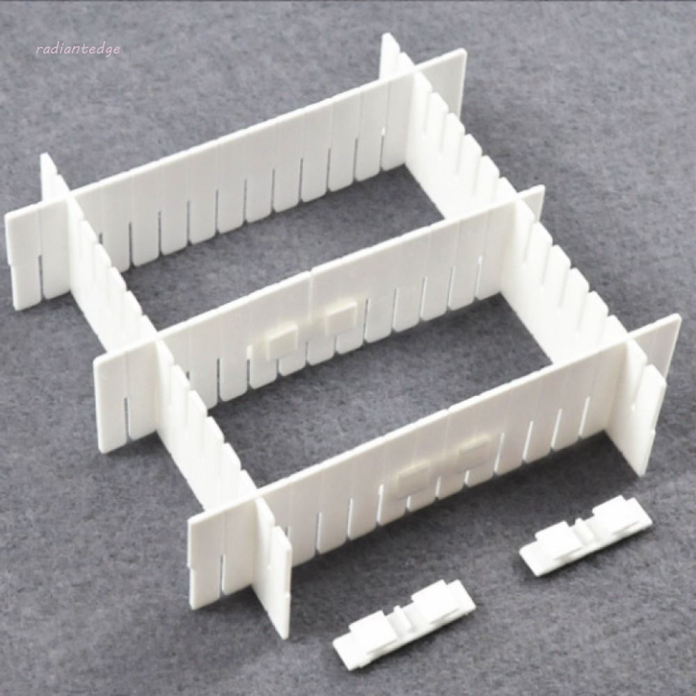 RADIANT 10PCS Cross Buckle Fixing Clip, T/Cross/Three-way Type White Partition Extension Buckle, Dra