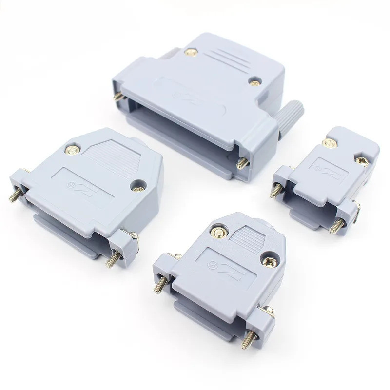 5 ชิ้นพลาสติกฝาครอบสําหรับ D-SUB 9 15 25 26 37 50 62 ขา DB9 DB15 DB25 DB26 DB37 DB50 DB62 Solder Con