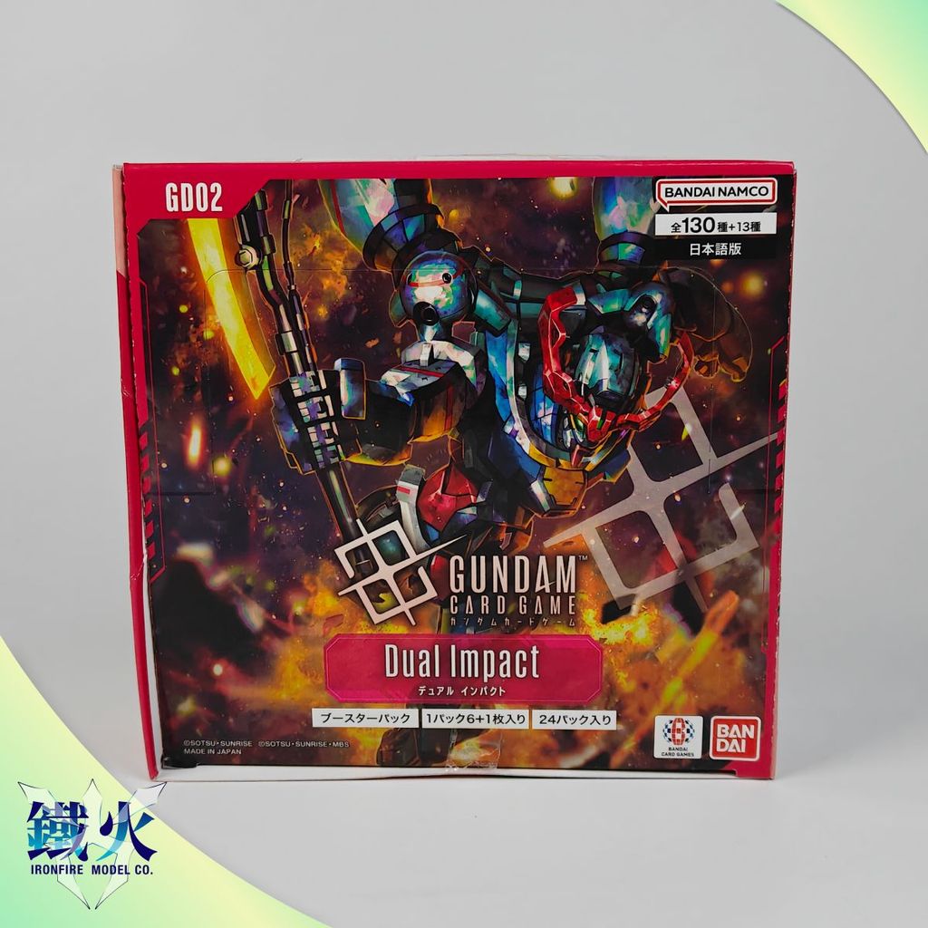 พร้อมส่ง Bandai Japanese Version Gundam Card Battle GD02 Refill Pack GCG Dual Impact
