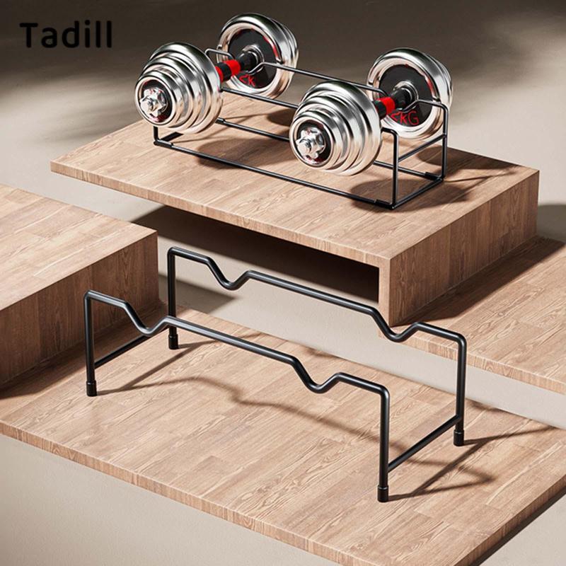 Tadill ชั้นวางดัมเบลดั้งพกพา เหล็กทนทาน สําหรับ Home Gym และการฝึกซ้อมที่บ้าน