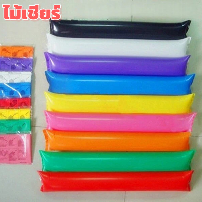 ไม้อัดมือพลาสติกคุณภาพดี เชียร์ลีลาศและกิจกรรมกลุ่ม  สีสันสดใสดึงดูดสายตา