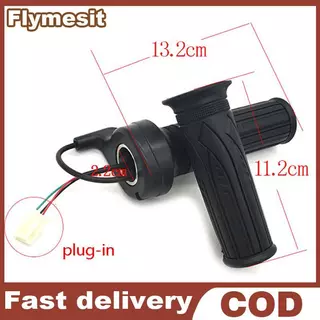 Flymesit Twist Throttle 12V-72V คันเร่งสําหรับไฟฟ้า /e-bike/สกู๊ตเตอร์ไฟฟ้า EN