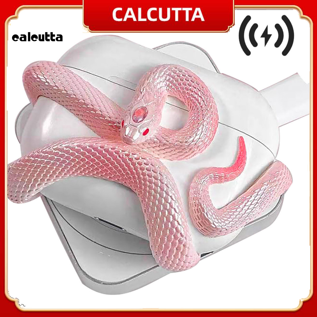 [calcutta] 3d Snake Design Headphone Case Trend Snake Print Headphone Case 3d Snake Headphone Case f