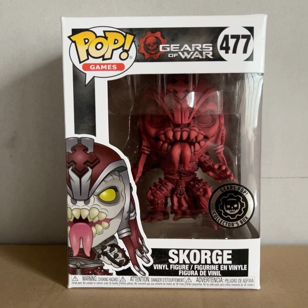 [คลังสินค้าพร้อม] FUNKO POP 477#A9 GEARS OF WAR GEARS OF WAR WAR เครื่อง SKORGE กล่องบรรจุภัณฑ์จํากั