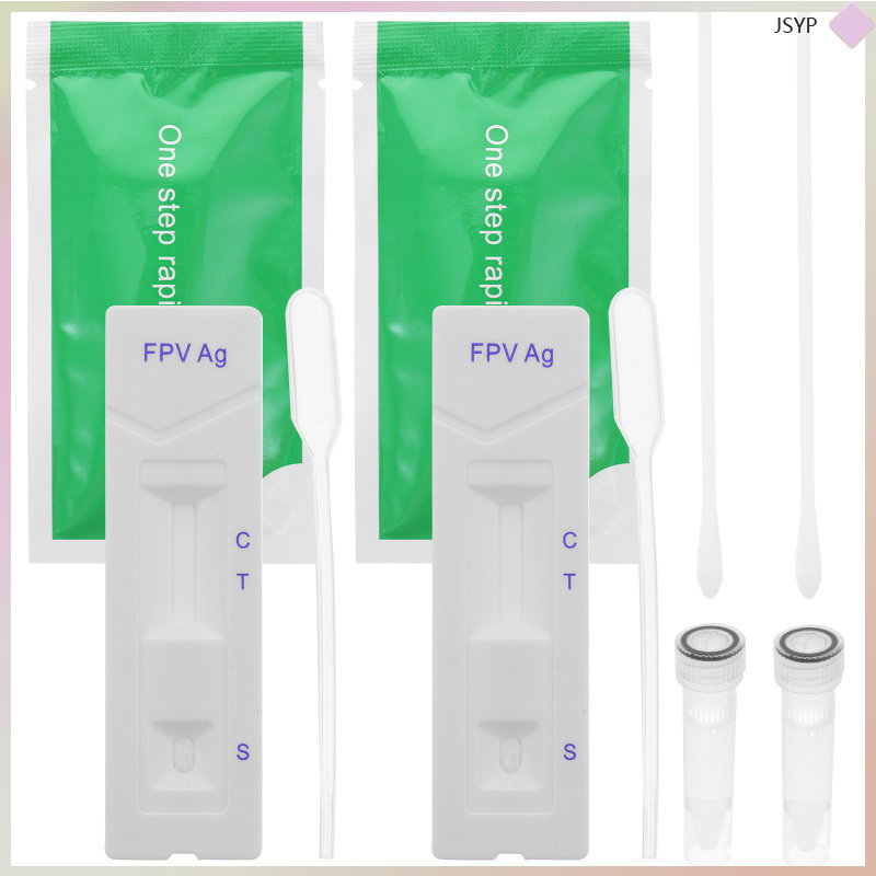 📎 ชุดทดสอบตรวจจับโรคในสัตว์เลี้ยง 2 ชุด แผ่นตรวจไวรัส CPV ของแมวและสุนัข