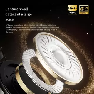 ATK GEAR Neptune N9 Four Mode Wireless Headwear Noise cancelling Band ไมโครโฟนหูฟังสําหรับเล่นเกม
