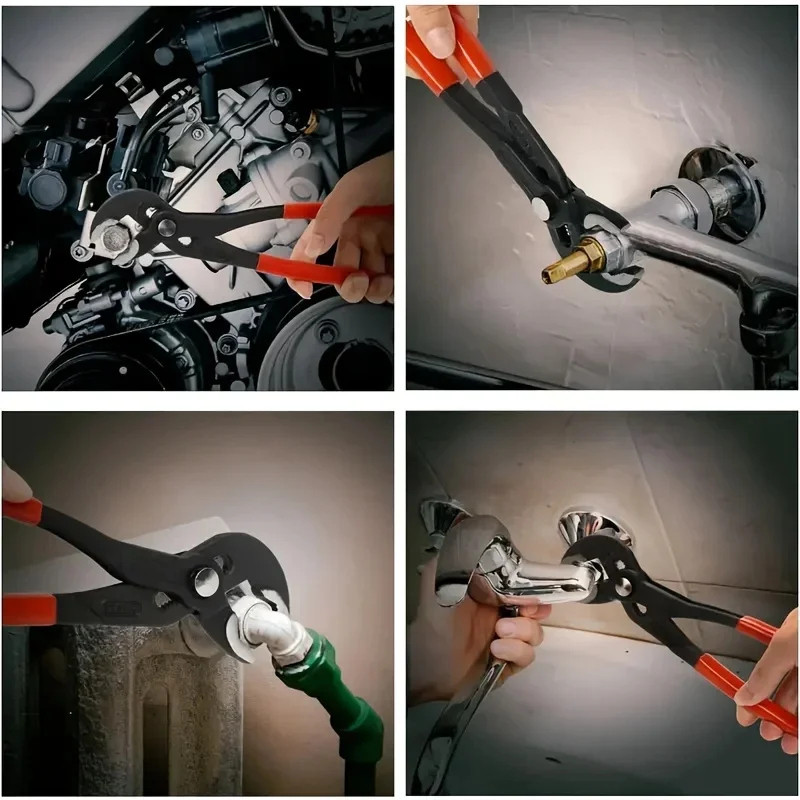 คีมคอม้า 7 นิ้ว 10 นิ้ว ประแจจับท่อ เหล็ก CR-V รุ่นงานหนัก คีมปั๊มน้ำ แข็งแรง ทนทาน ซ่อมประปา พร้อมส่ง - รูปที่ 5