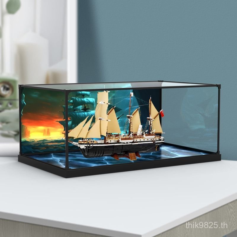 10335 กล่องชิ้นเดียวแสดงการผจญภัยเรือไม้เหมาะสําหรับโลหะผสมสูงจํานวนกรอบไอคอนมีความสุขความอดทนสัมผัส