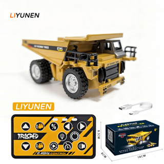 1:64 โลหะผสมRC Remote Excavator Dumpรถบรรทุกรถยก2.4Gรีโมทคอน…