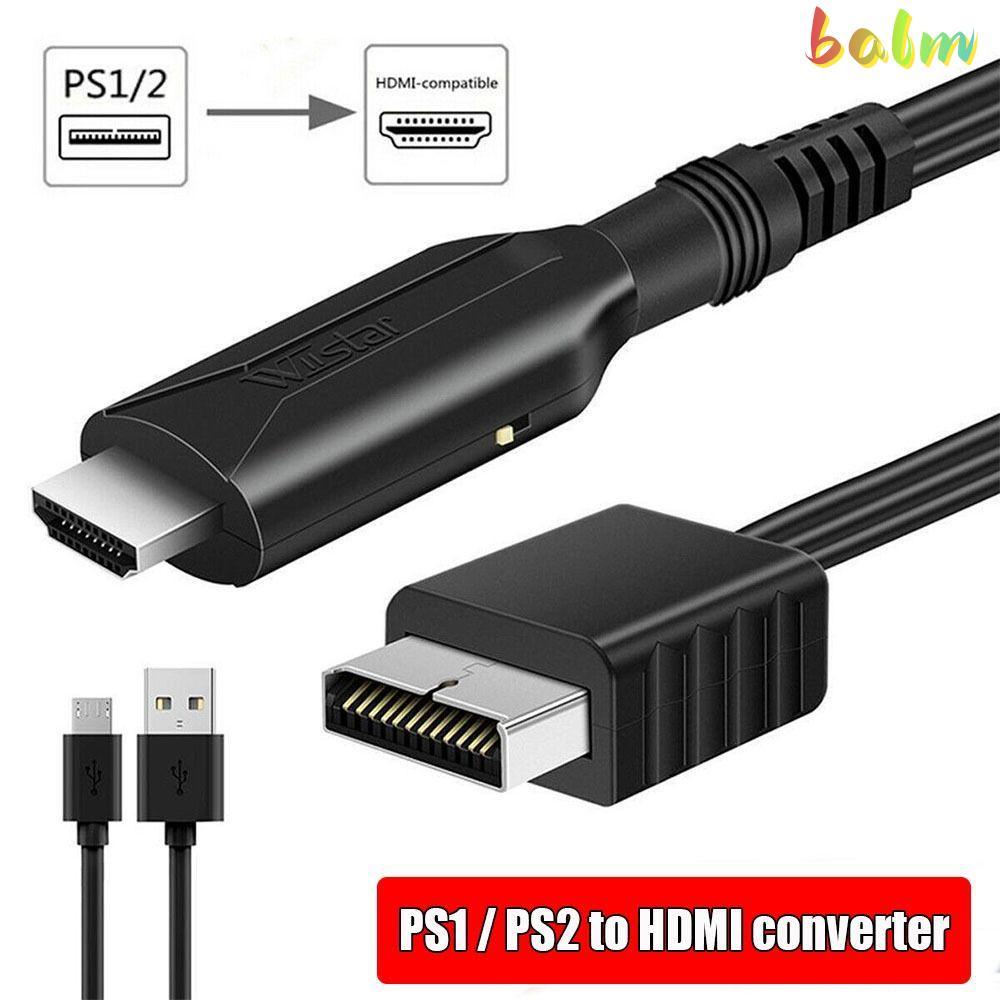 BALM Audio Video Converter Cable Full HD สาย HDMI HD Converter PS2 เป็น HDMI-compatibale