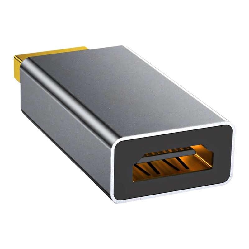 QUIM DisplayPort To Hdtv Adapter รองรับ 8K60Hz 4K160Hz 1080P สําหรับ PC แล็ปท็อปทีวี