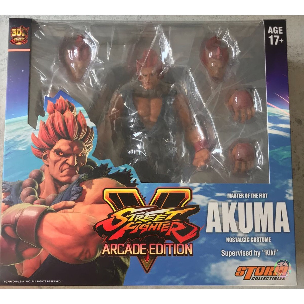 ( ⭕ PRE-ORDER) Storm Collectible 1/12 Street Fighter Akuma Action Figure