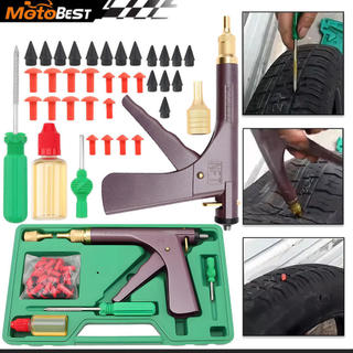 Auto Bike Tubeless Tire Repair Puncture Plug Garage Motorcycle Vacuum Tire Repair Gun Car Tyre
