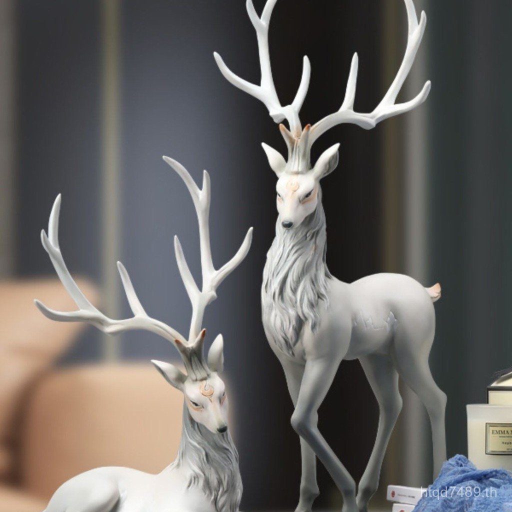 ตู้ไวน์ตกแต่งบ้านใหม่สร้างสรรค์ทีวีแสงทางเข้าตกแต่งบ้านของขวัญหรูหราตกแต่งพิธีขึ้นบ้านใหม่กวางเดิม D