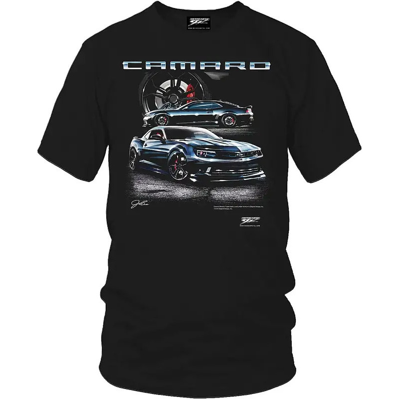 เสื้อเชิ้ต ZL1 Camaro แบบกำหนดเอง, ZL1 Camaro, เสื้อ Camaro, Camaro รุ่นที่ 5, เสื้อยืดรถกล้ามสำหรับ