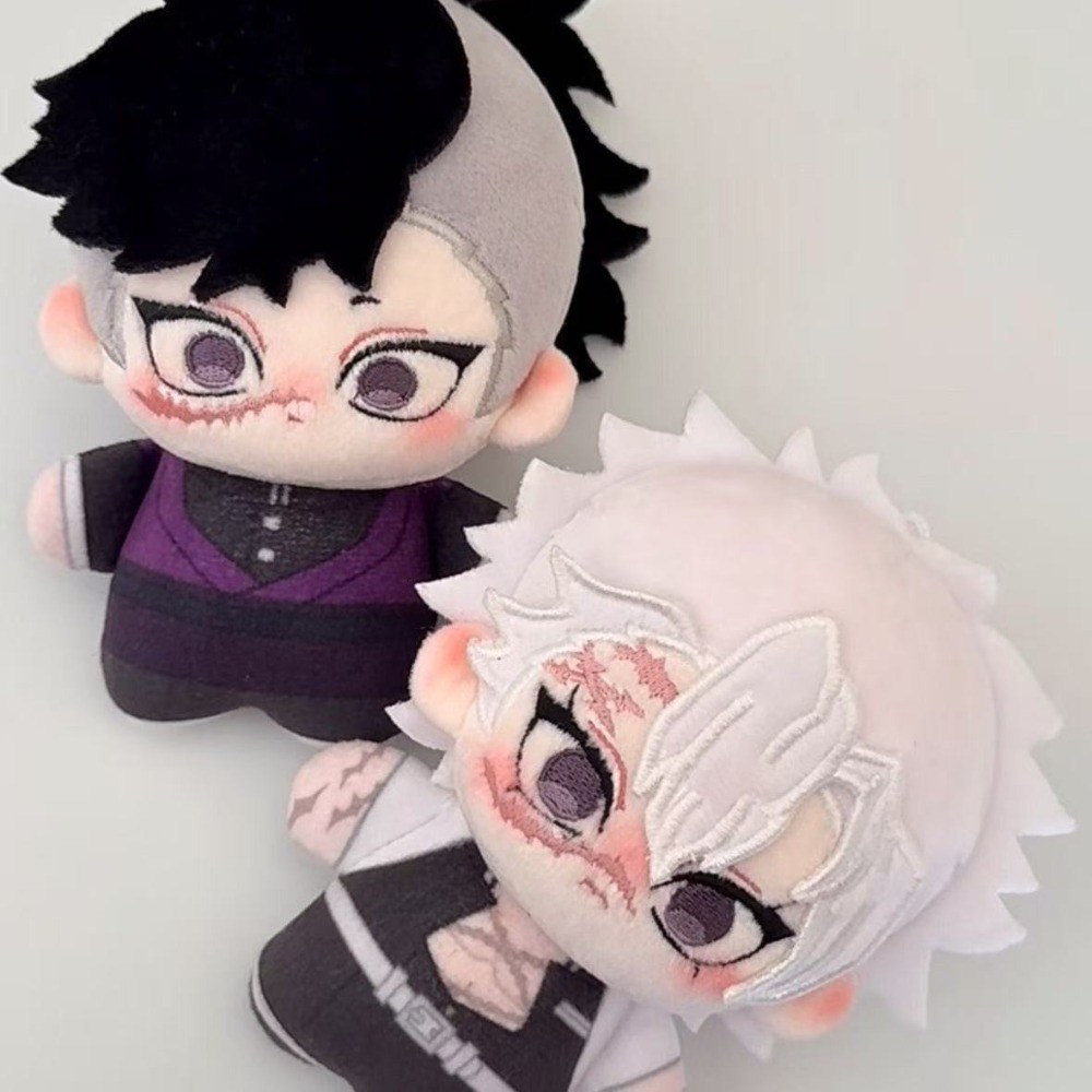 Demon Slayer Sanemi Genya Muichiro - ตุ๊กตาผ้าฝ้ายขนาด 10 ซม. ตุ๊กตาของขวัญสําหรับเพื่อน