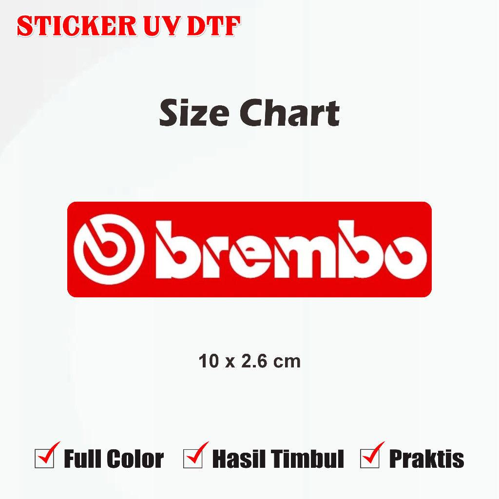 Glossy Racing Motorcycle Sticker Sponsor Race Sticker LV/Up UV DTF Multi Sticker