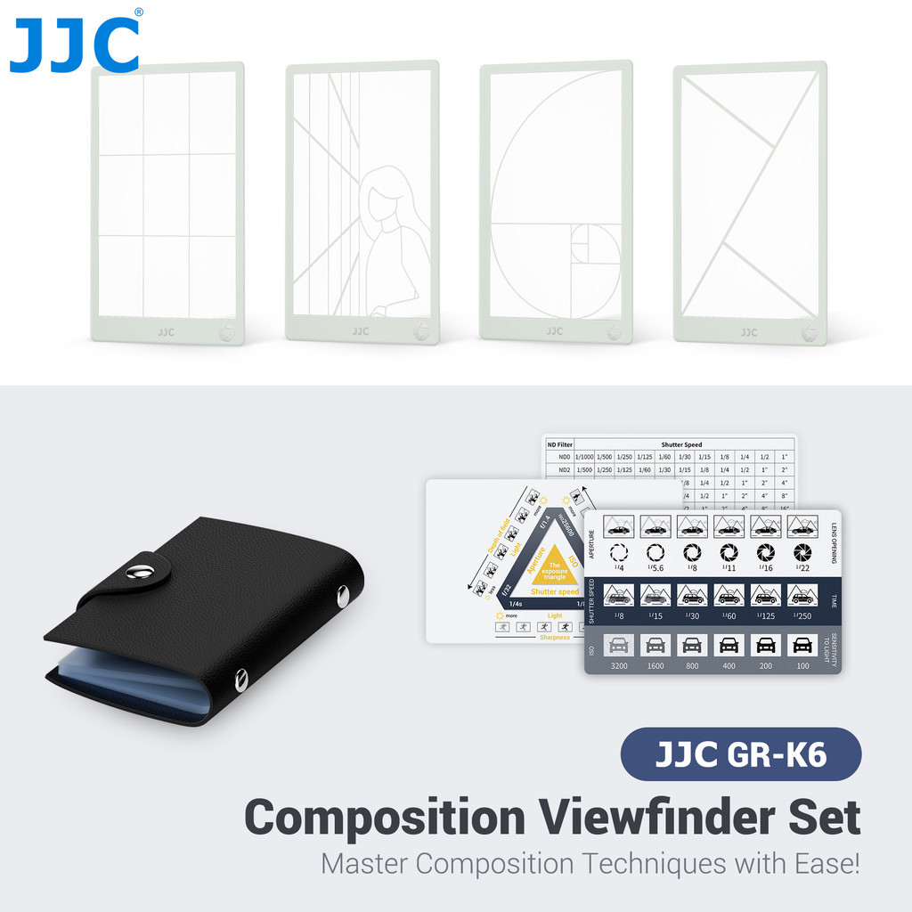 JJC Composition Tool Rule of Thirds Composition Viewer Finder for Viewer Photography/Painting/Drawin