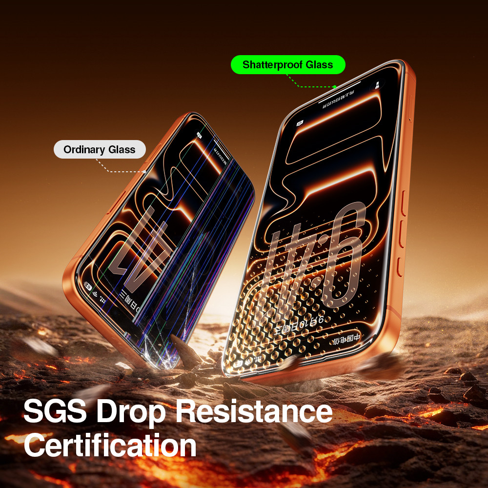 SmartDevil ป้องกันหน้าจอสําหรับ iPh 17Pro Max/16Pro/15/14 Clear/ความเป็นส่วนตัวกระจกนิรภัยติดตั้งง่าย - รูปที่ 4